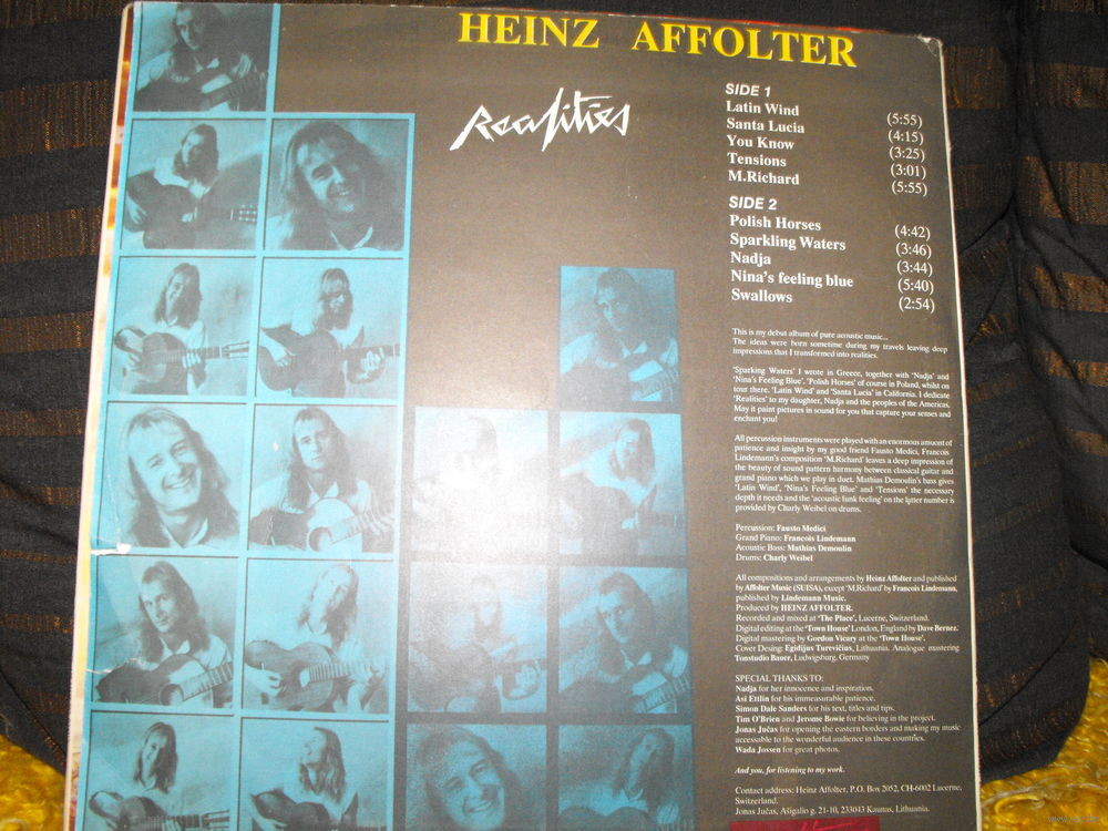 Heinz Affolter ‎— Realities