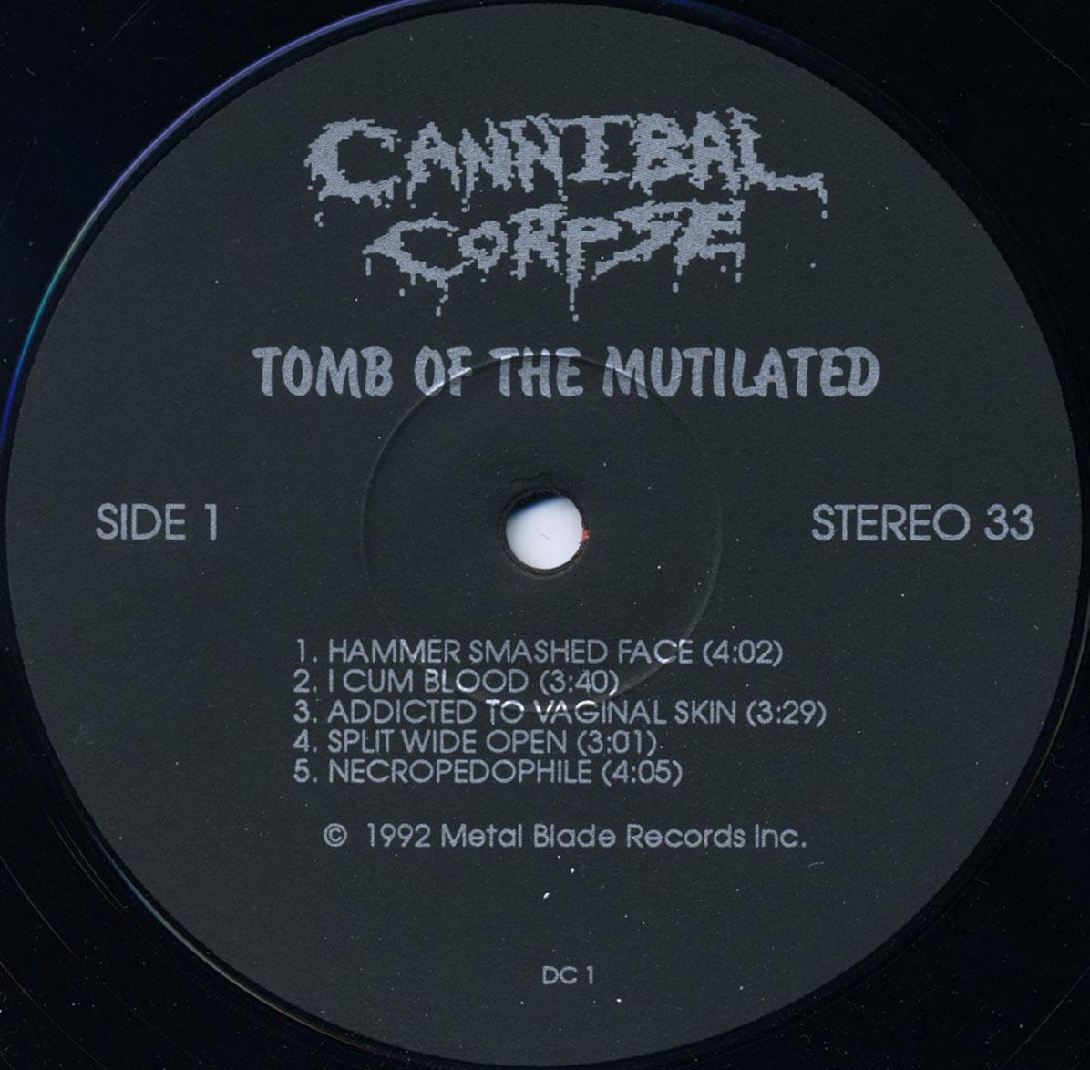 Группа «CANNIBAL CORPSE». Tomb Of Mutilated