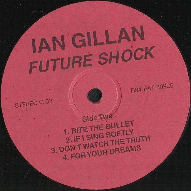 IAN GILLAN «Future Shock»