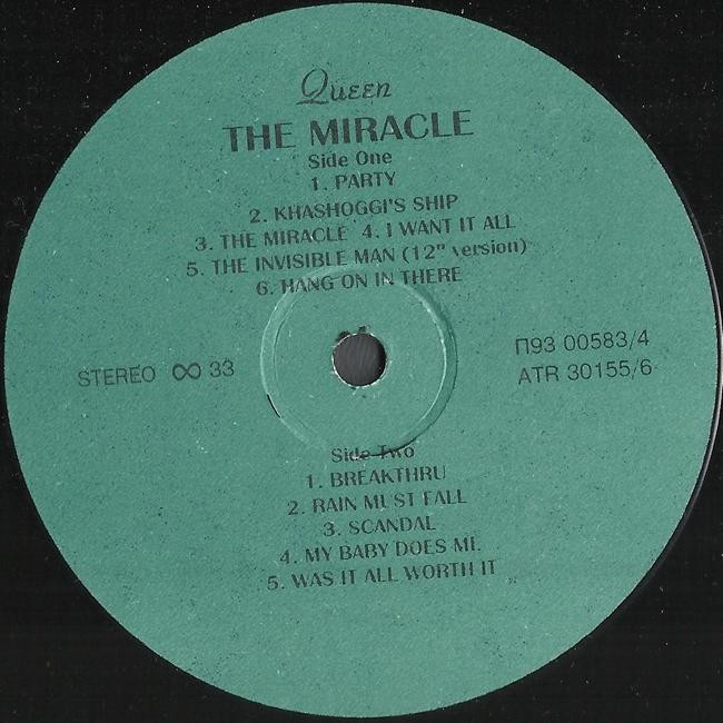QUEEN. The Miracle