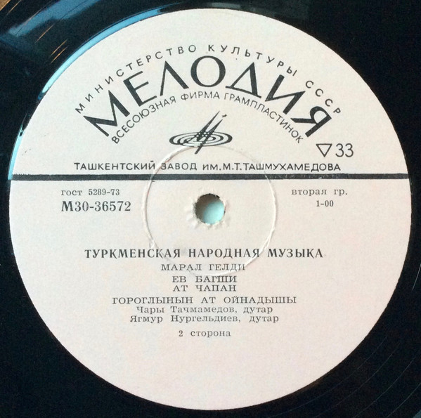 Чары ТАЧМАМЕДОВ (дутар), Ягмур НУРГЕЛЬДИЕВ (дутар). Туркменская народная музыка