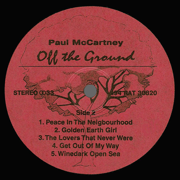 PAUL McCARTNEY «Off The Ground»