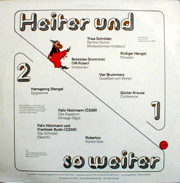 Heiter Und So Weiter [по заказу немецкой фирмы LITERA, 8 60 259]