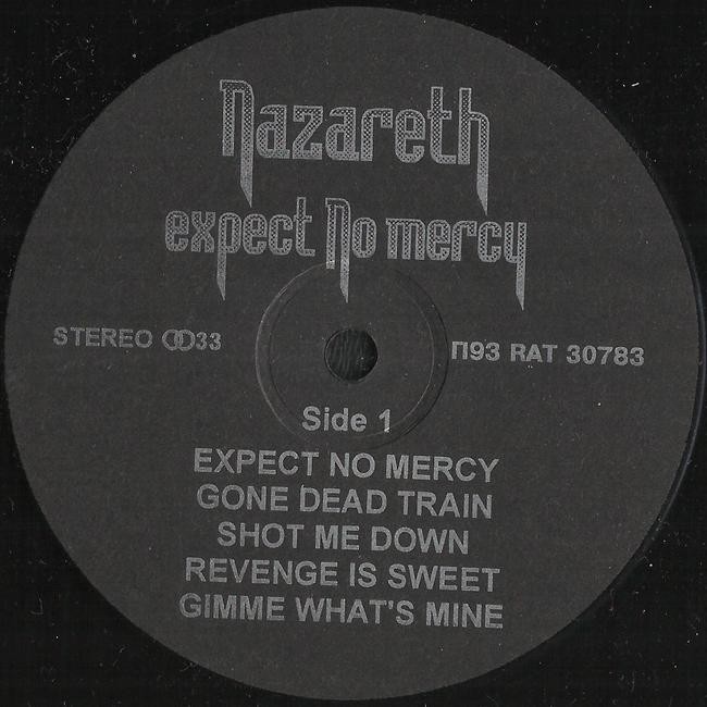 NAZARETH. Expect No Mercy