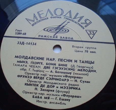 Молдавские нар. песни и танцы