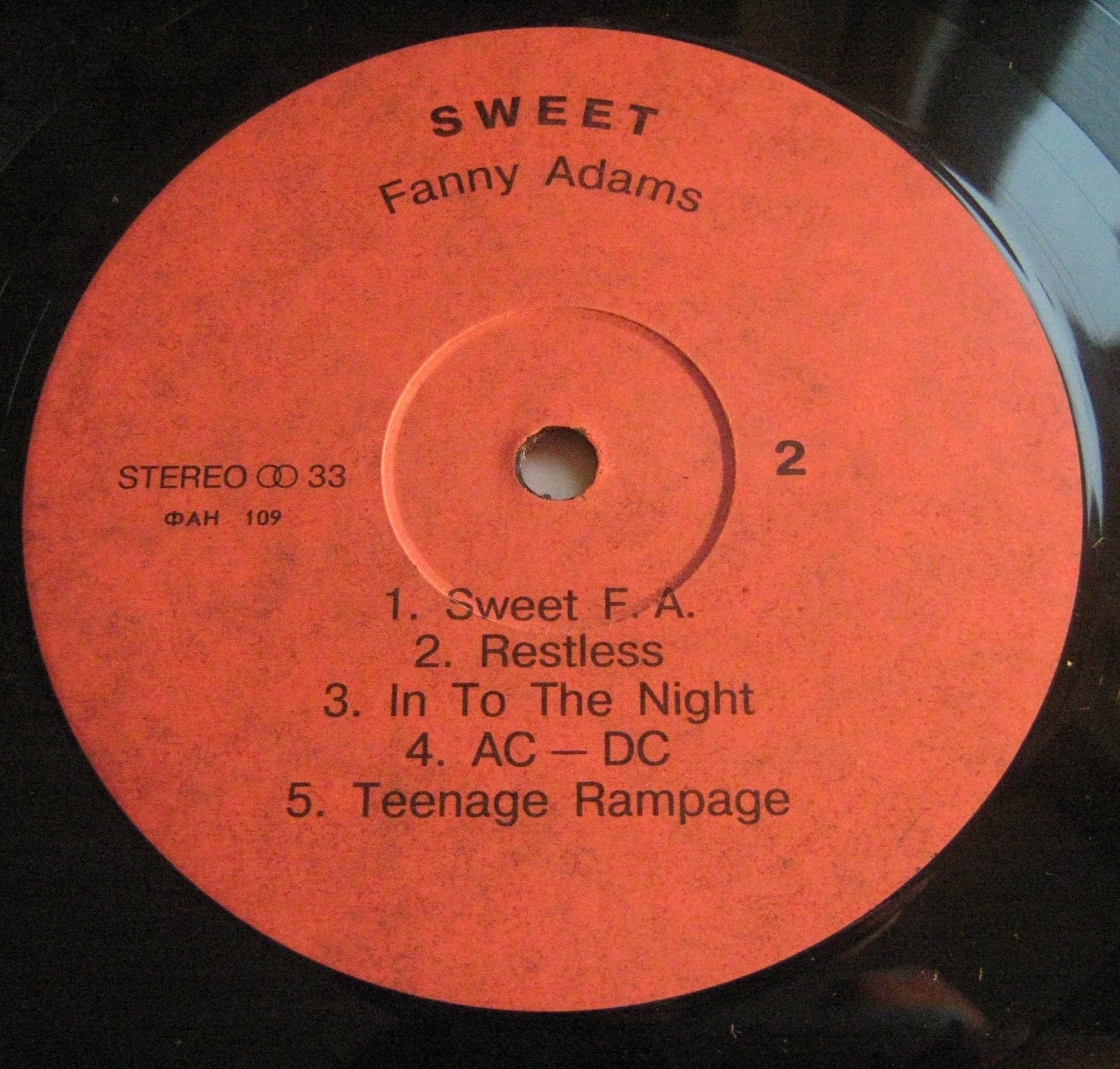 Sweet — Sweet Fanny Adams