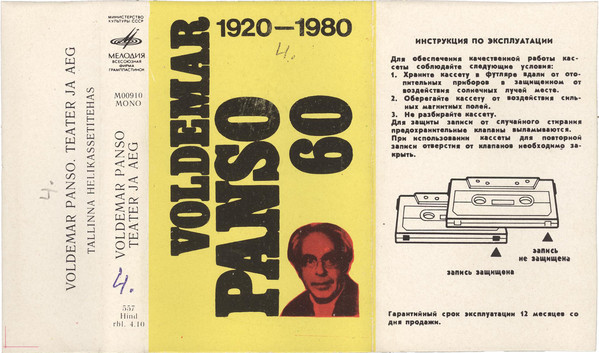 Voldemar Panso 60 : 1920-1980 : Teater ja aeg