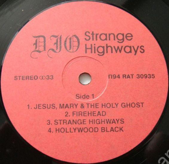 Dio. Strange Highways