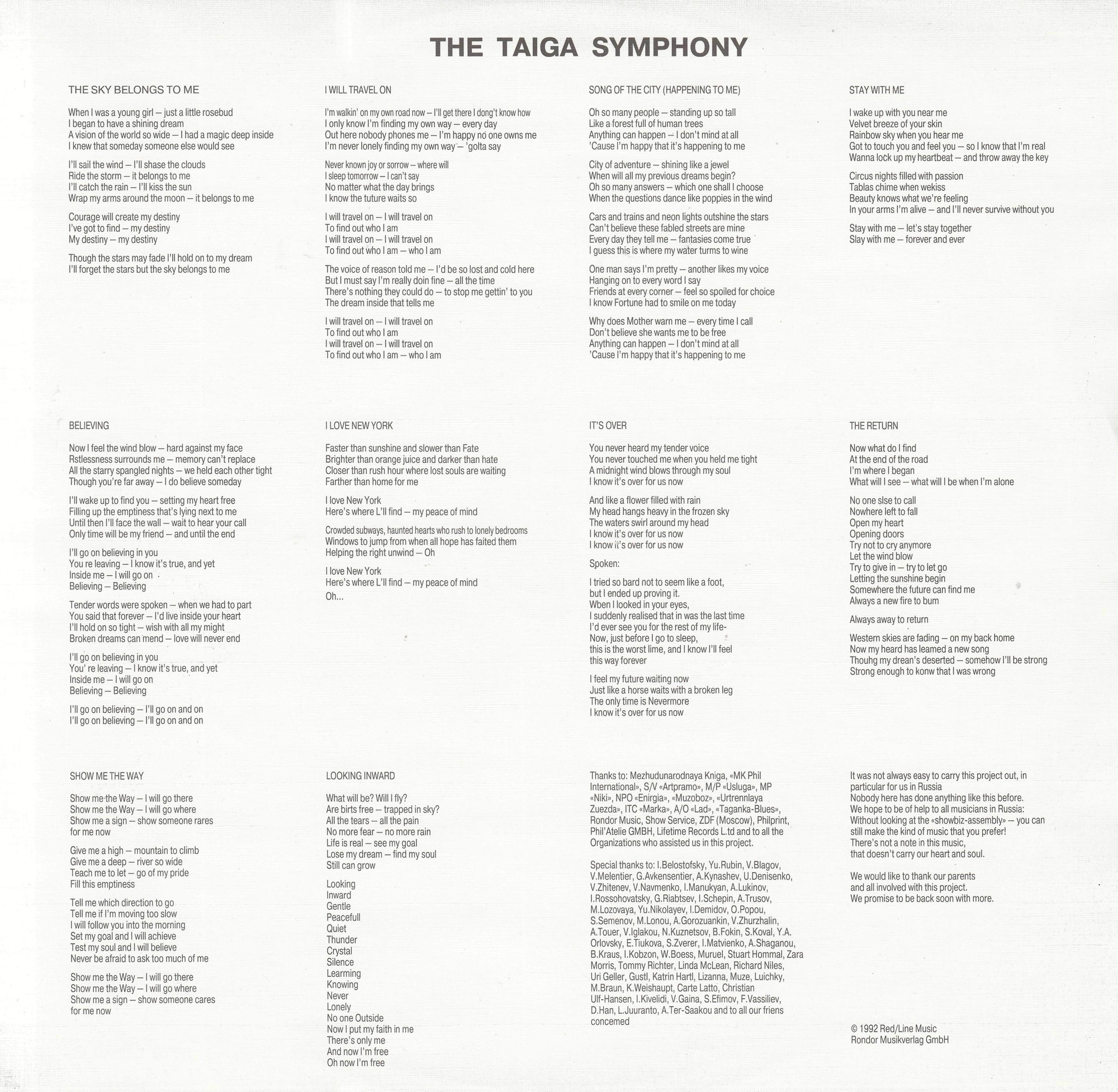 ВАЛЕРИЯ «The Taiga Symphony»