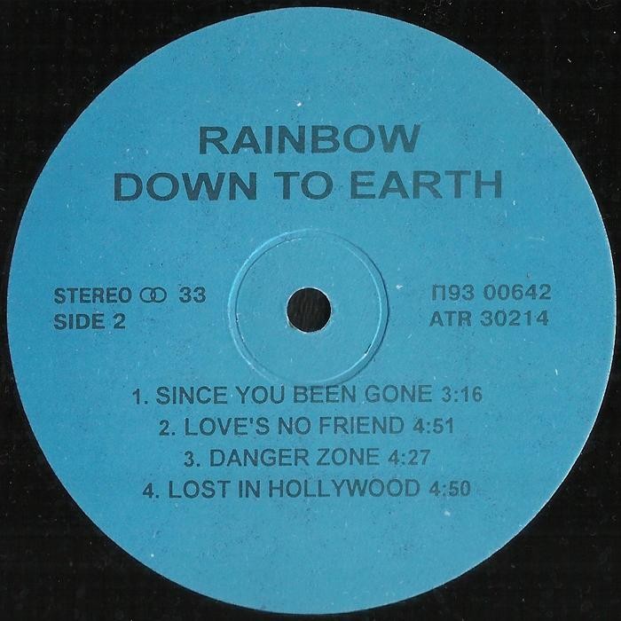 RAINBOW «Down To Earth»