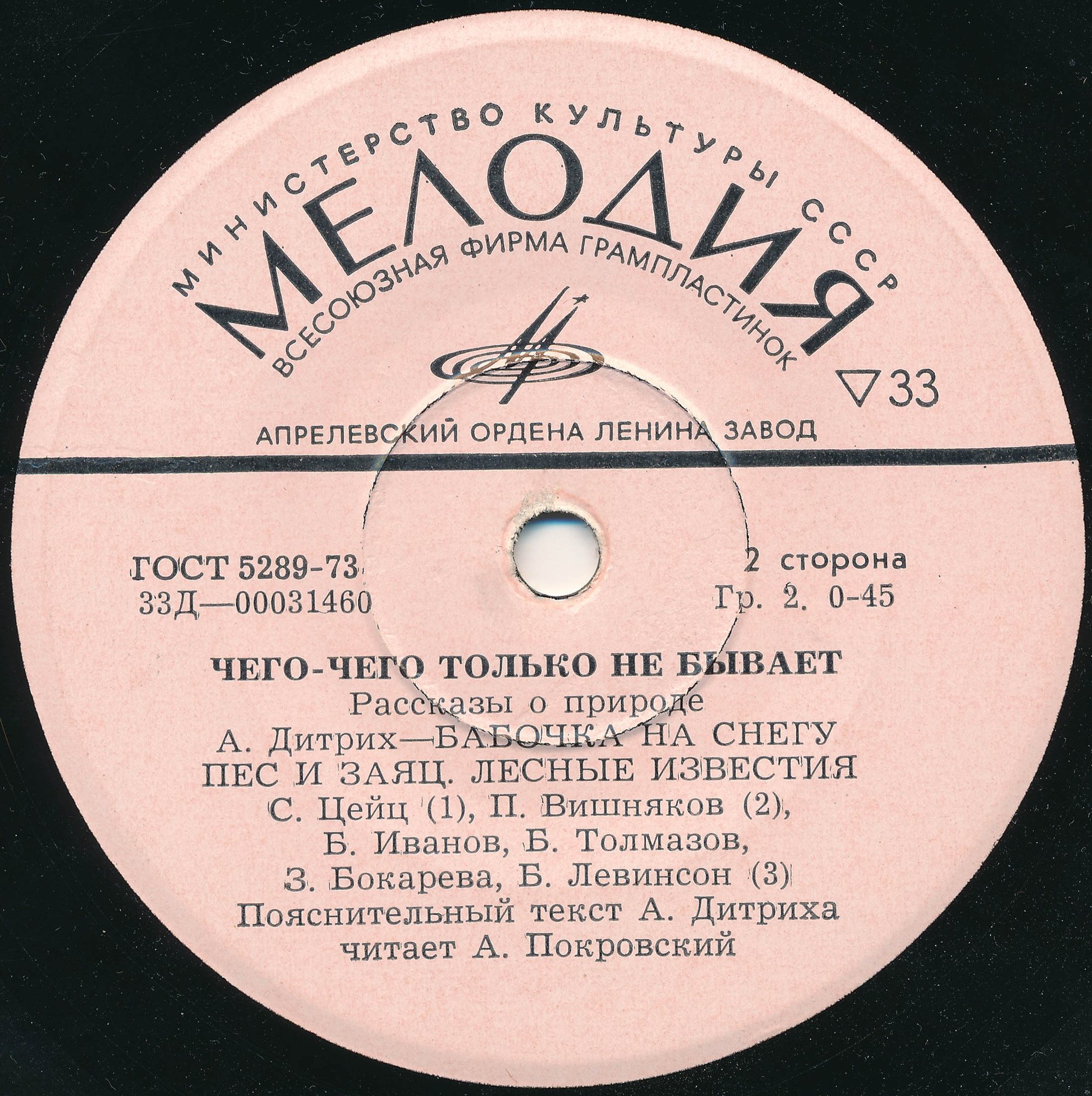 А. ДИТРИХ: «Чего-чего только не бывает!» Рассказы о природе.