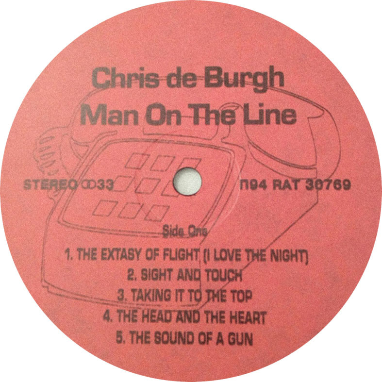 CHRIS DE BURGH «Man On The Line»