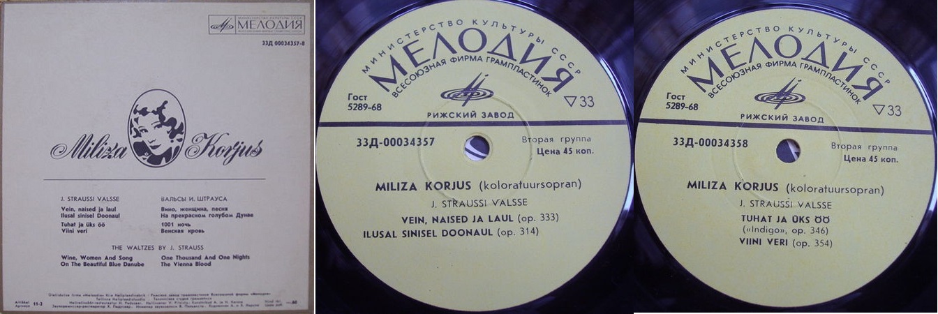 Милица Корьюс (сопрано) — Вальсы Иоганна Штрауса