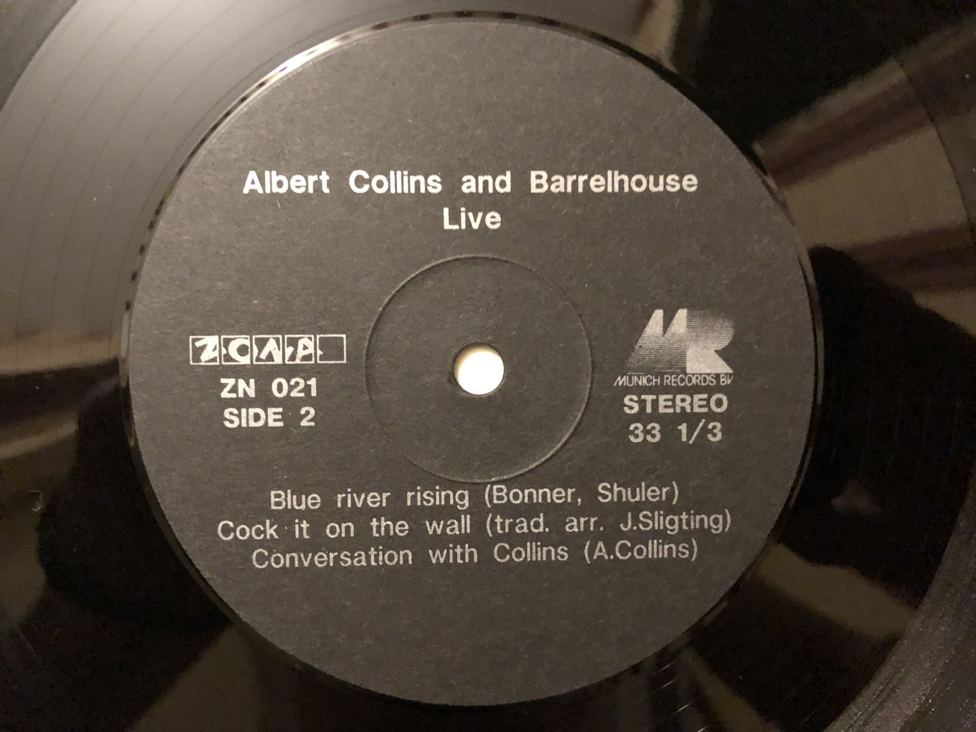 ALBERT COLLINS AND BARRELHOUSE. Live