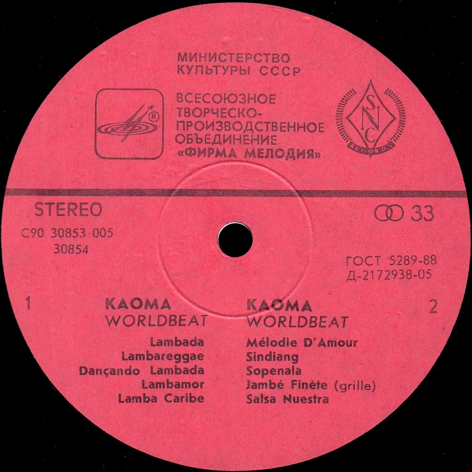 ГРУППА «KAOMA». Worldbeat