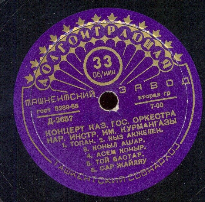 Казахский оркестр народных инструментов им. Курмангазы