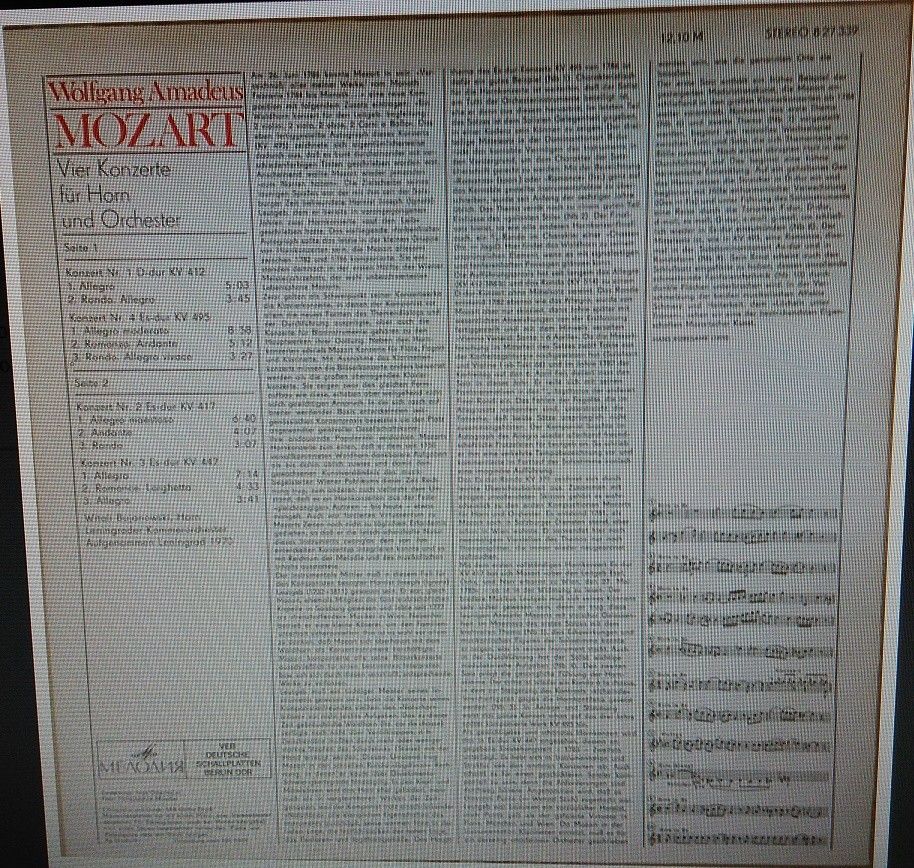 В. А. Моцарт: Четыре концерта для валторны с оркестром (Виталий Буяновский)