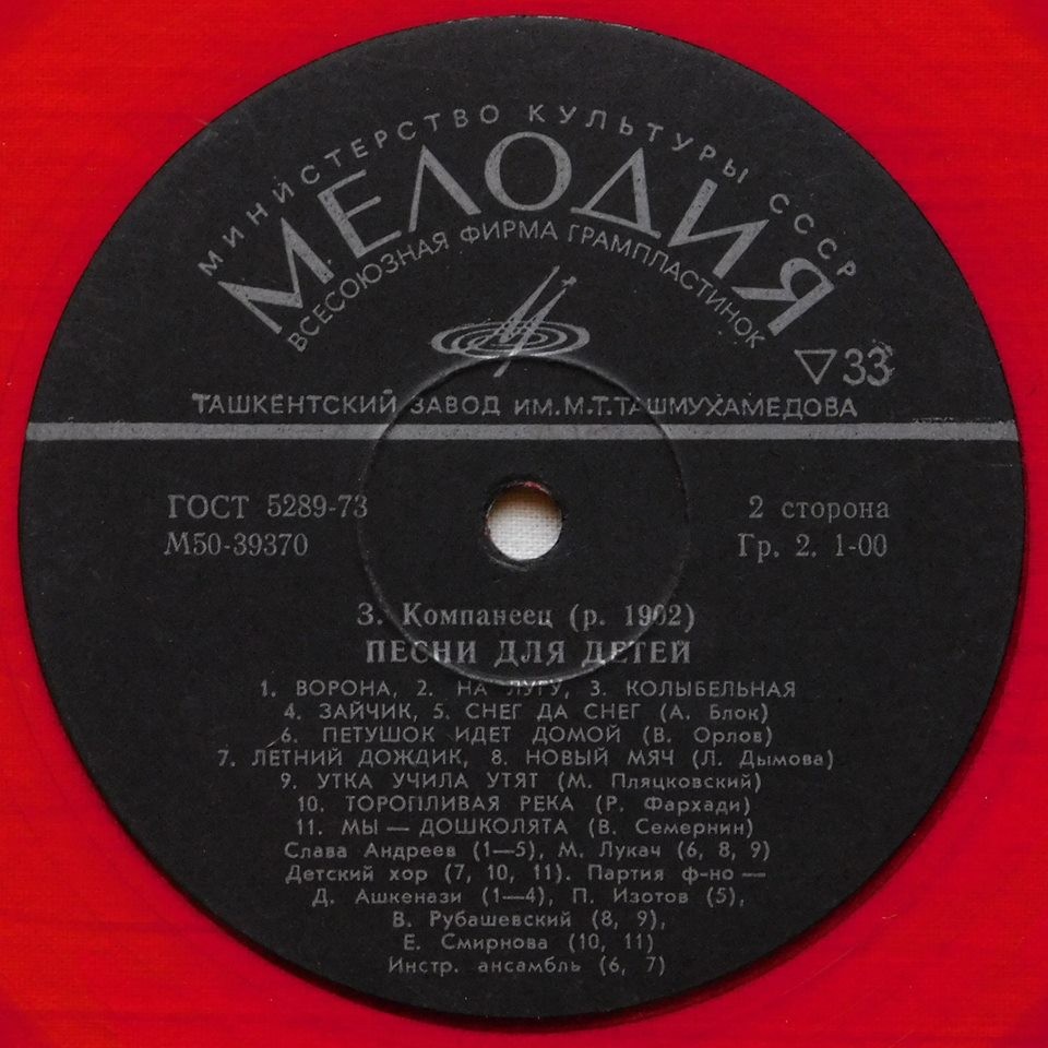 З. Компанеец (1902): Кто сильнее? (музыкальная сказка) / Песни для детей