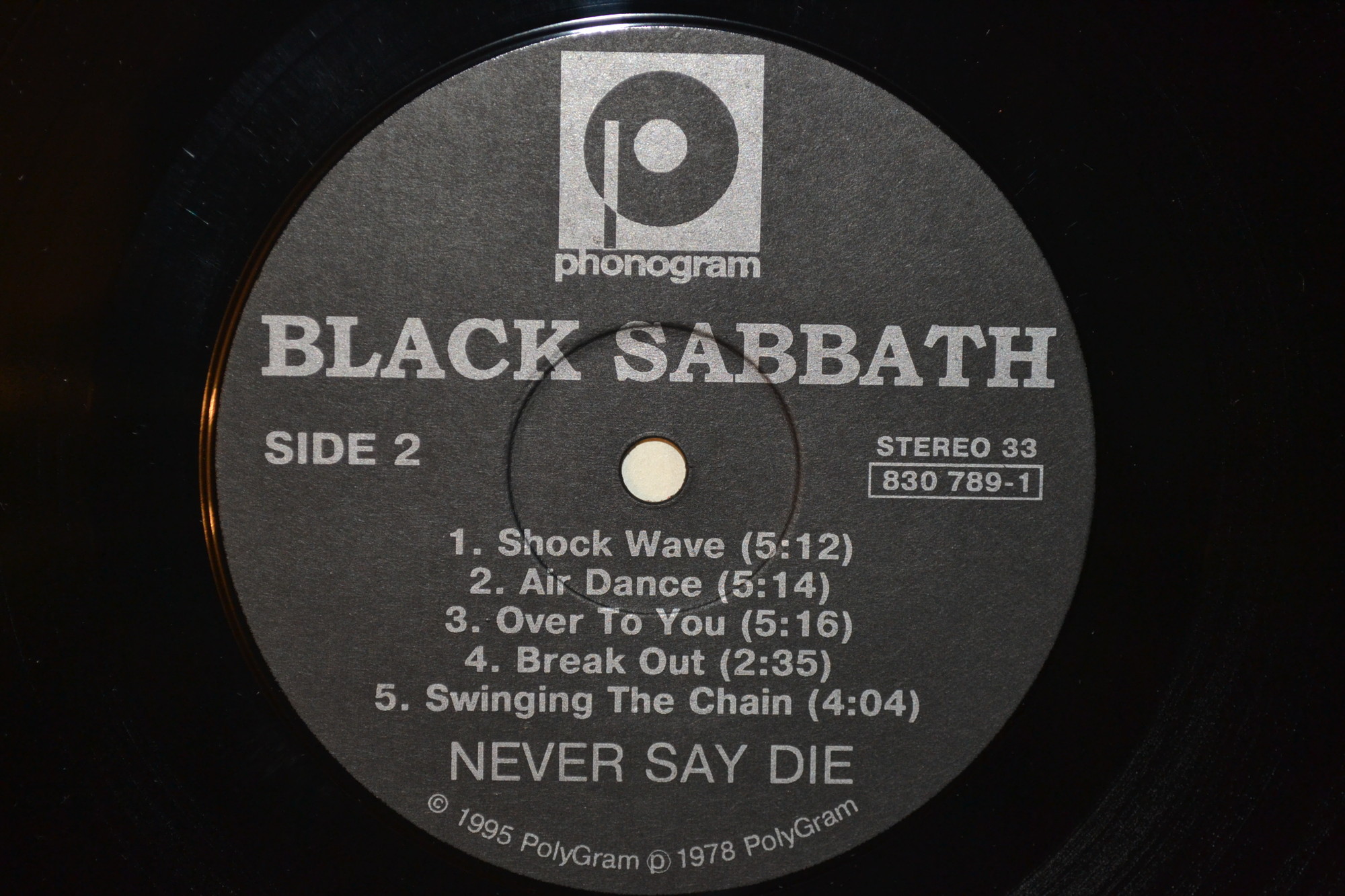 Black Sabbath ‎— Never Say Die!