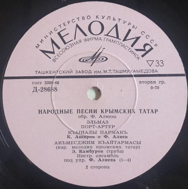 Песни и мелодии крымских татар