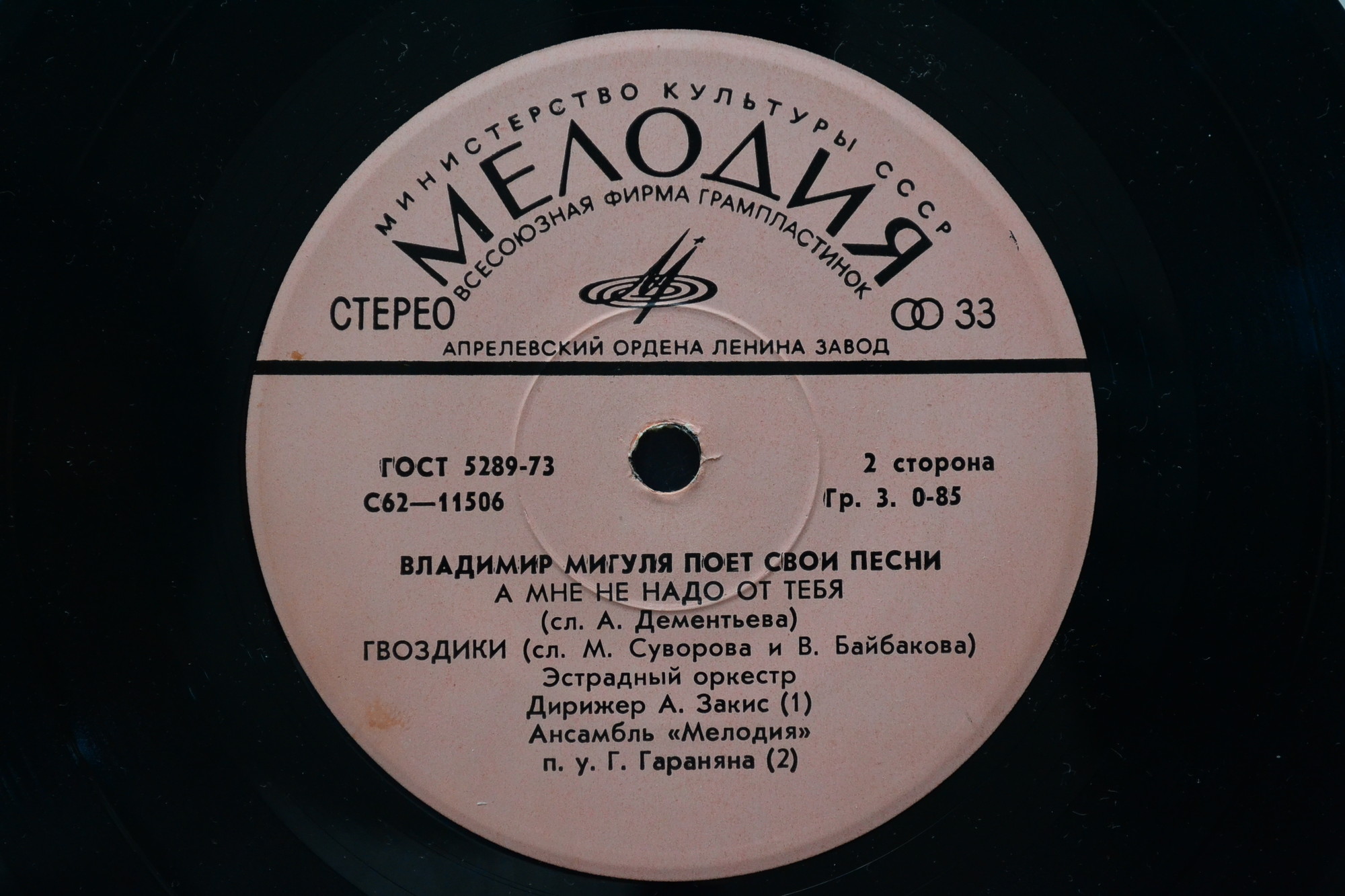 Владимир Мигуля поёт свои песни