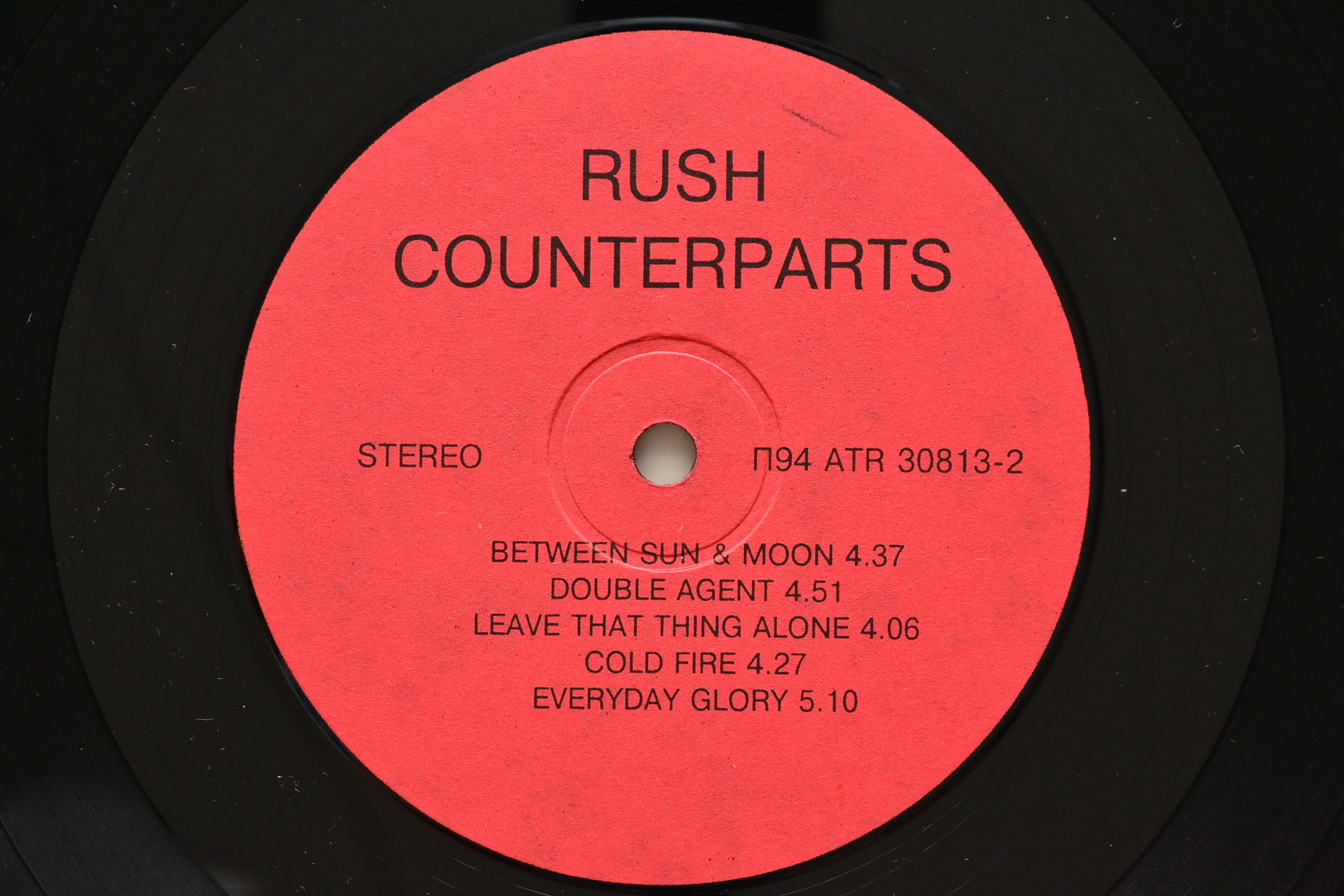 RUSH. Counterparts