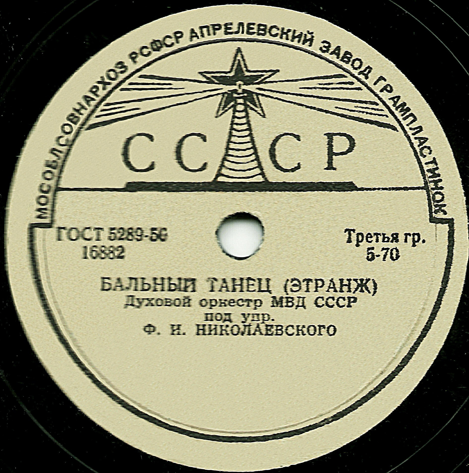 Духовой оркестр МВД СССР