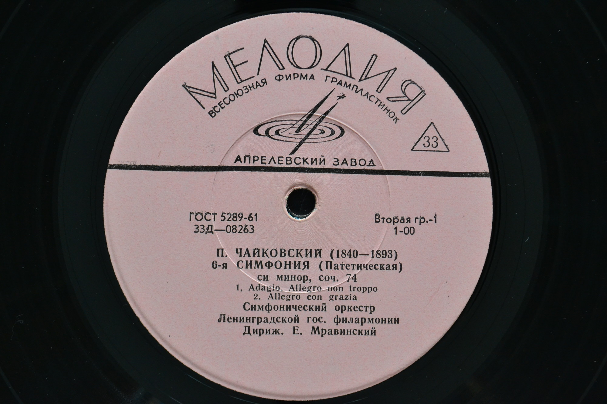 П.И.Чайковский (1840-1983). Симфония №6 си минор «Патетическая»