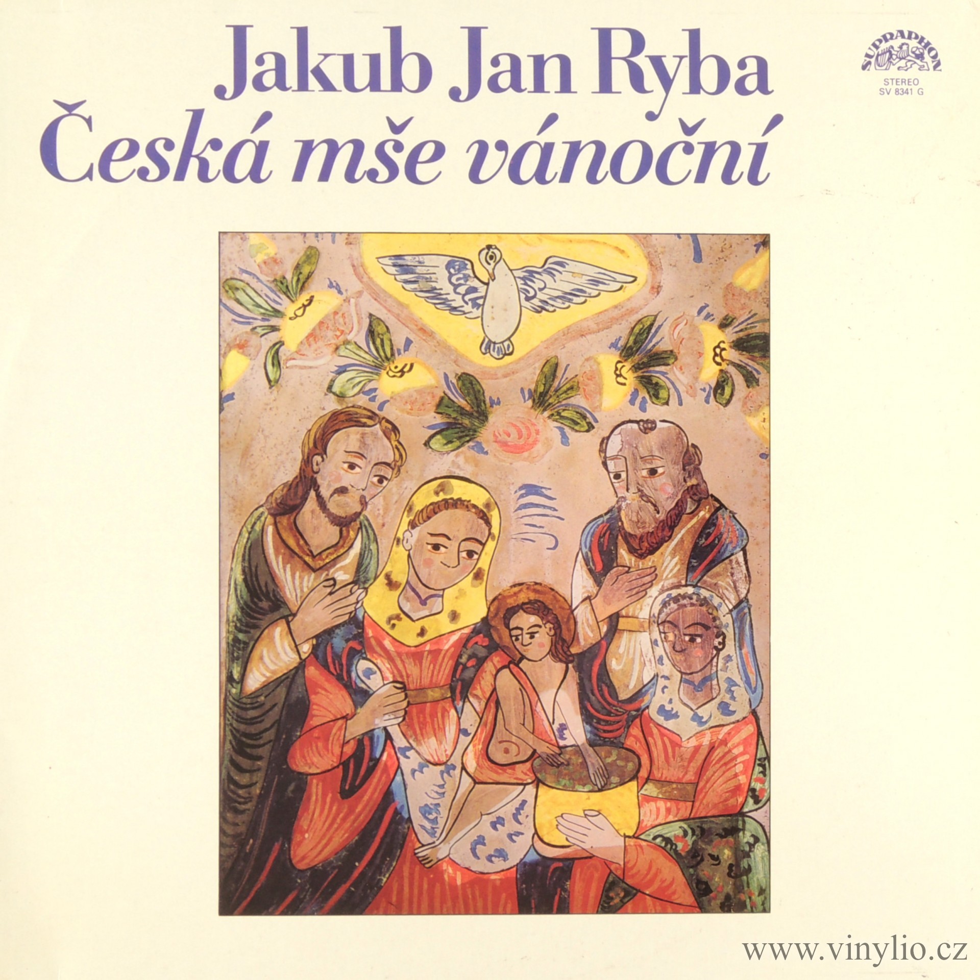Jakub Jan Ryba ‎– Česká Mše Vánoční [по заказу чешской фирмы SUPRAPHON, 1112 8341]