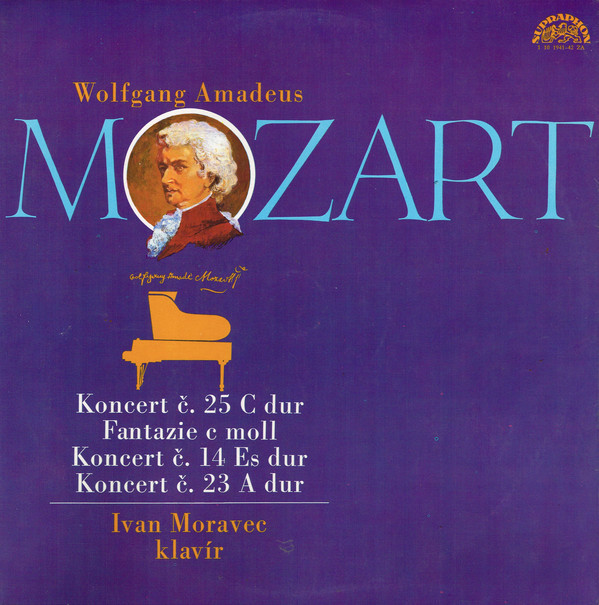 Ivan Moravec, klavir ‎– Wolfgang Amadeus Mozart [по заказу чешской фирмы SUPRAPHON 1 10 1941-42]