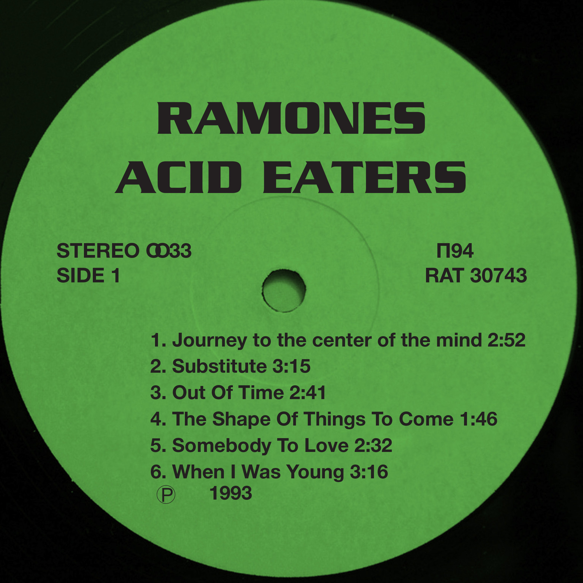 RAMONES. Acid Eaters