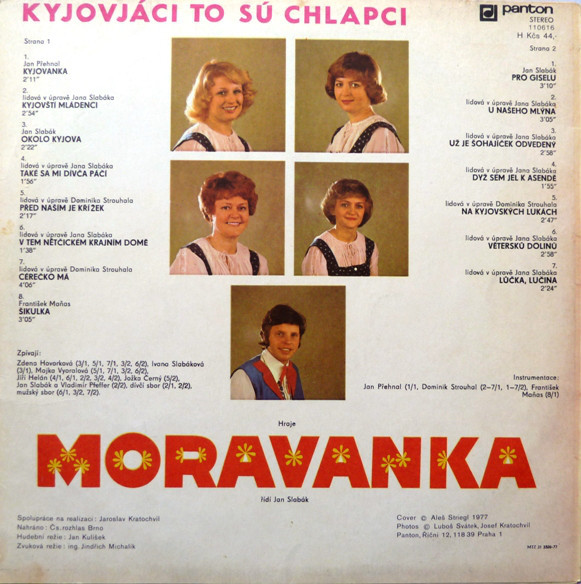 Moravanka ‎– Kyjováci To Sú Chlapci [по заказу чешской фирмы PANTON 11 0616]