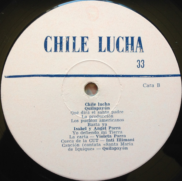 Songs Of Struggle And Protest Chile Lucha