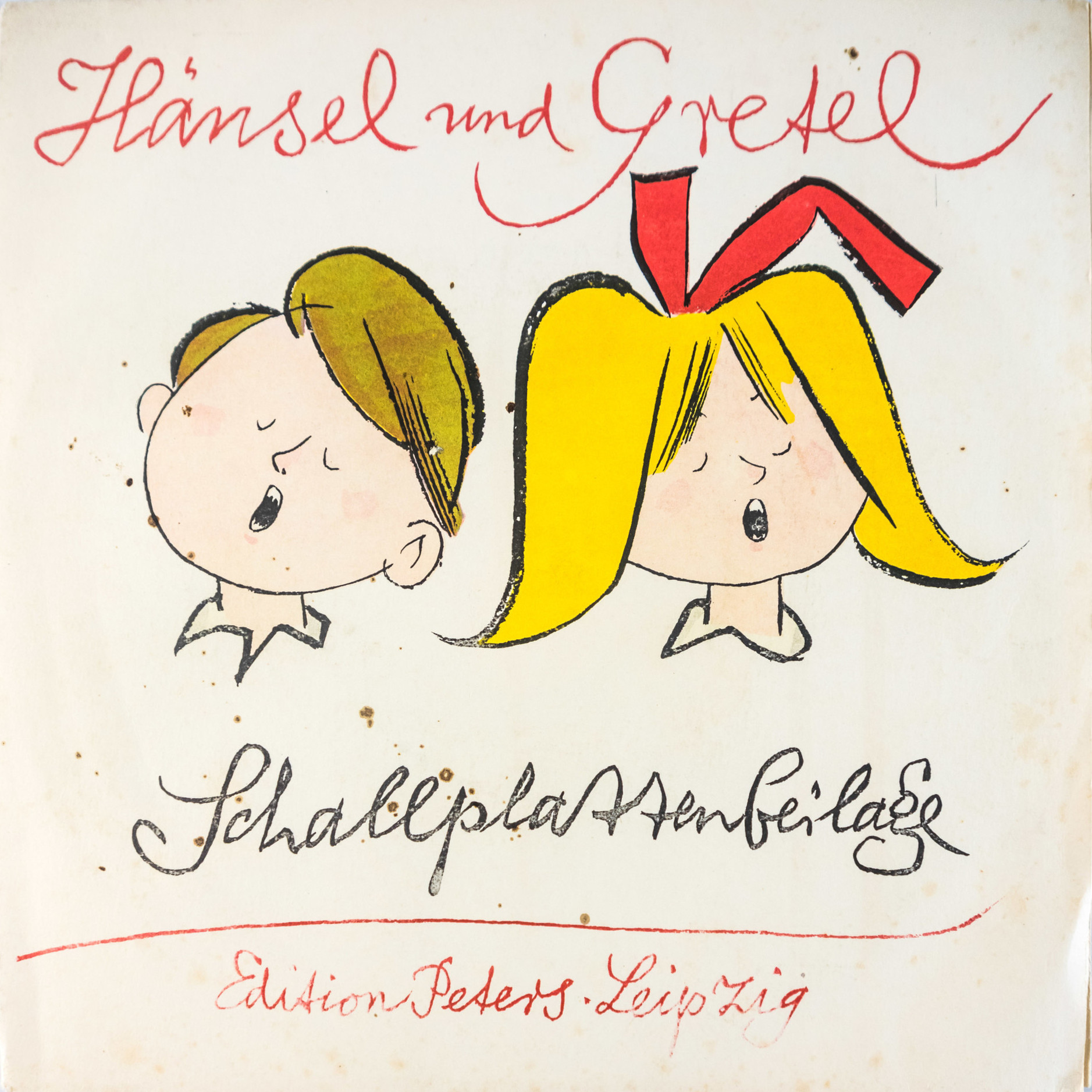 Hansel Und Gretel (Schallplattenbeilage)