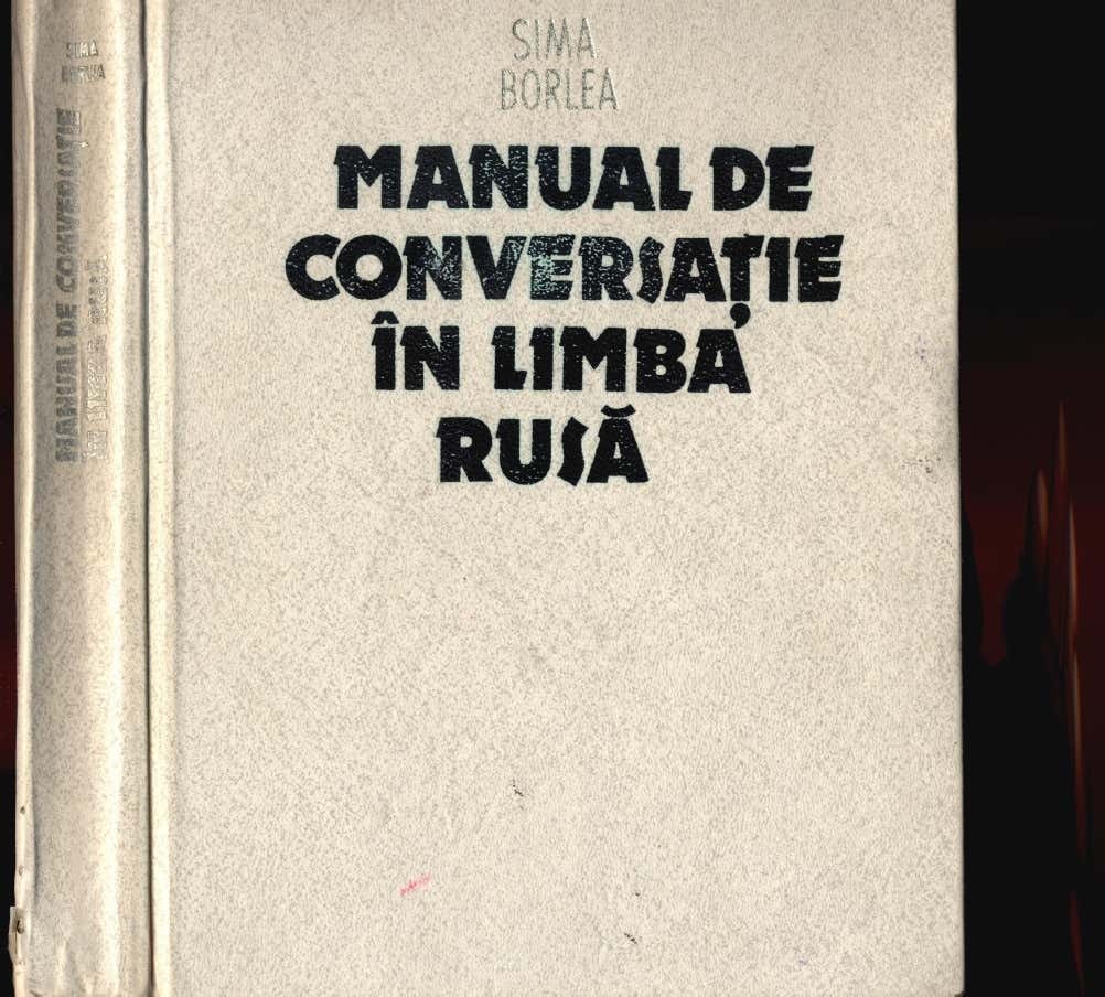 Sima Borlea – Manual de conversație în limba rusă (приложение к книге)