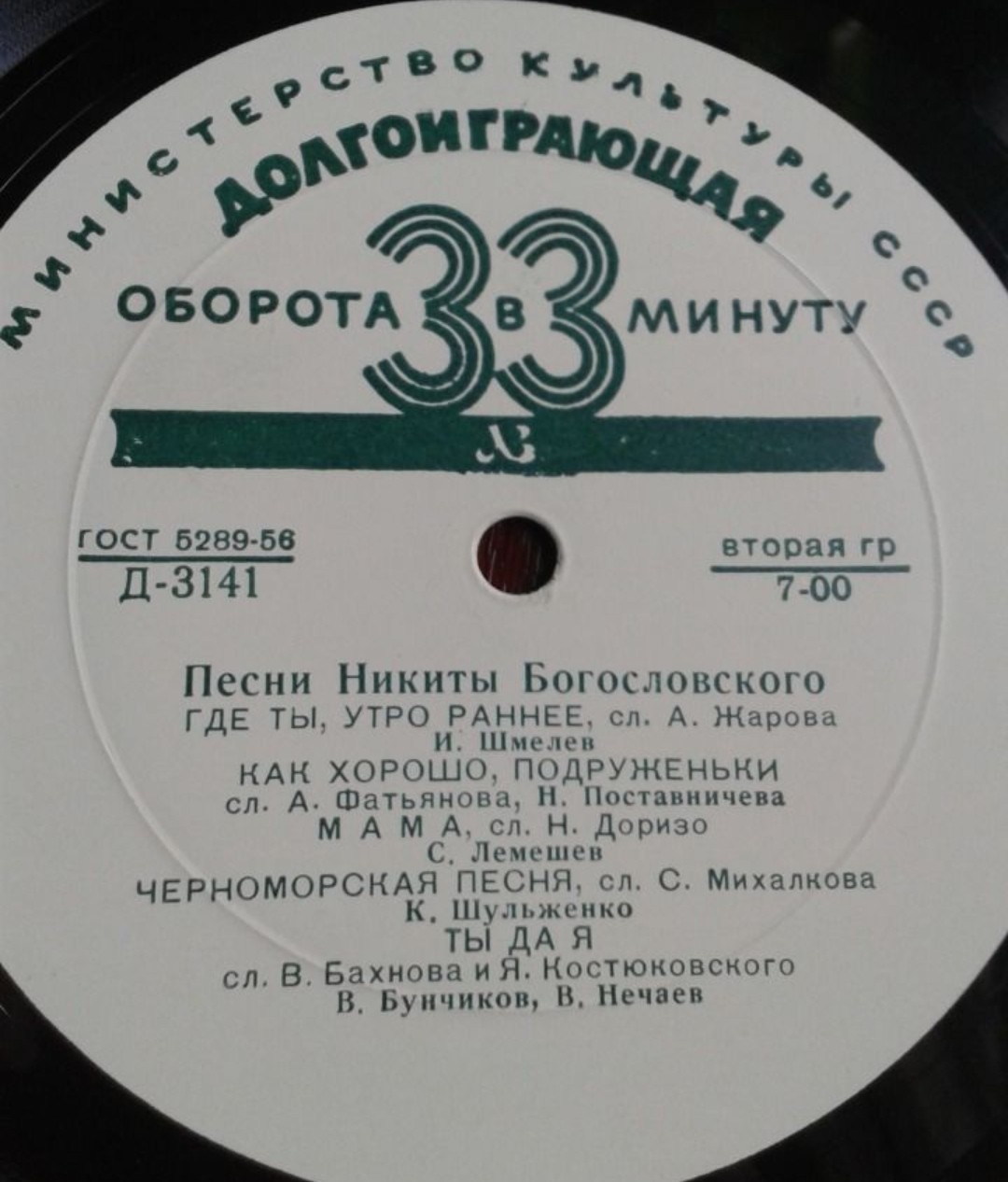 Песни Никиты БОГОСЛОВСКОГО (1913)