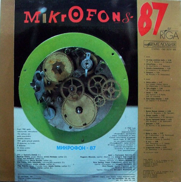 «МИКРОФОН-87» (на латышском яз.)