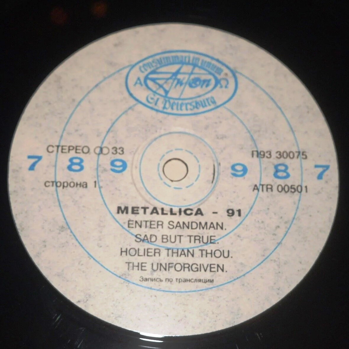 Metallica - 91 (Black Album)