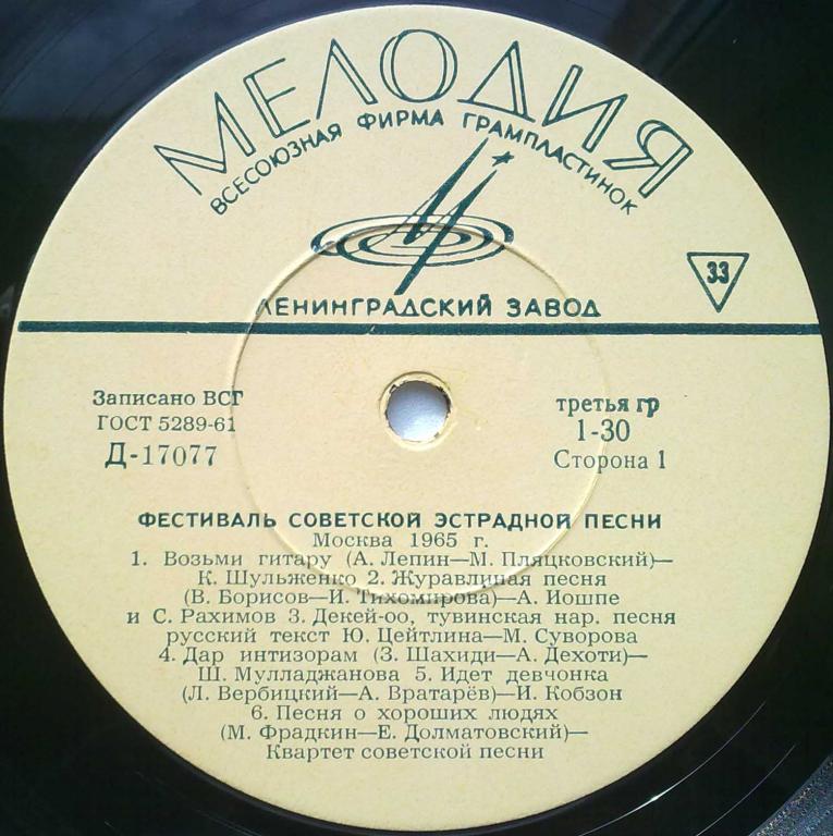 Фестиваль советской эстрадной песни (Москва, 1965 г.)