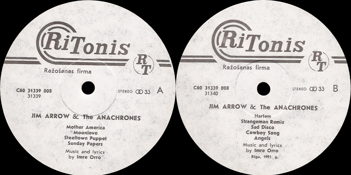 АНСАМБЛЬ «JIM ARROW & THE ANACHRONES» (Эстония).