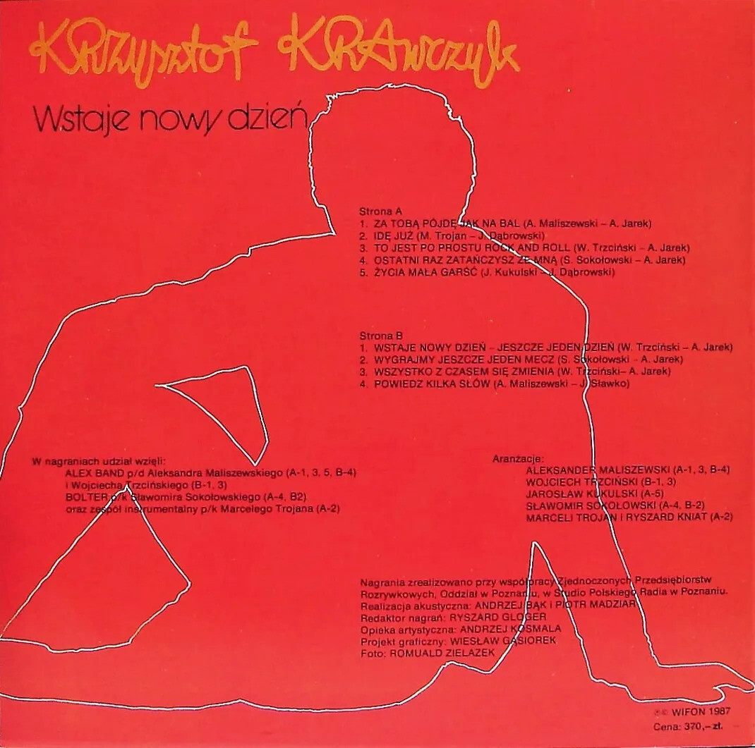 Krzysztof Krawczyk -  Wstaje nowy dzień [по заказу польской фирмы WIFON, LP 099]
