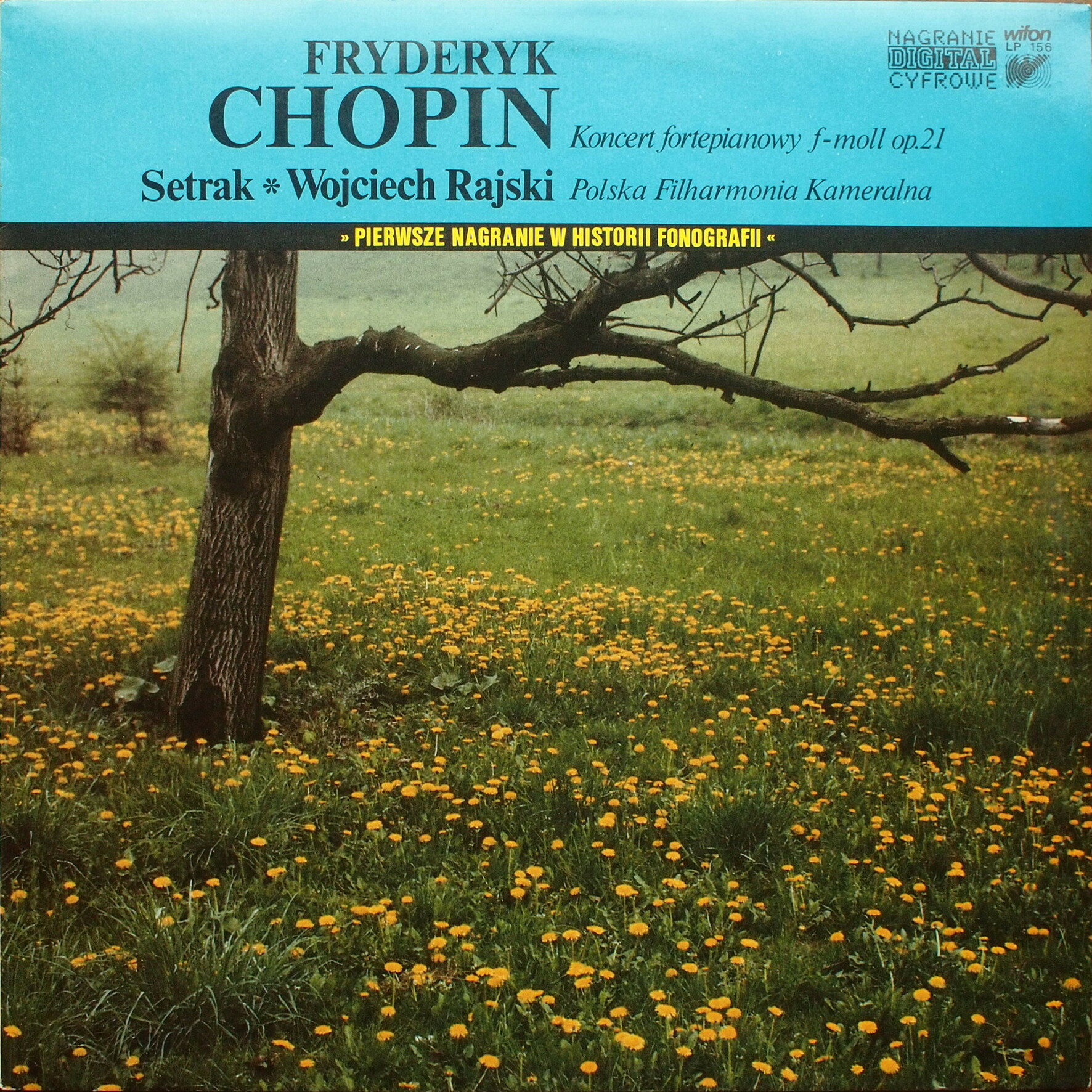 Setrak / Chopin - Koncert fortepianowy f-moll Op.21 [по заказу польской фирмы WIFON, LP 156]