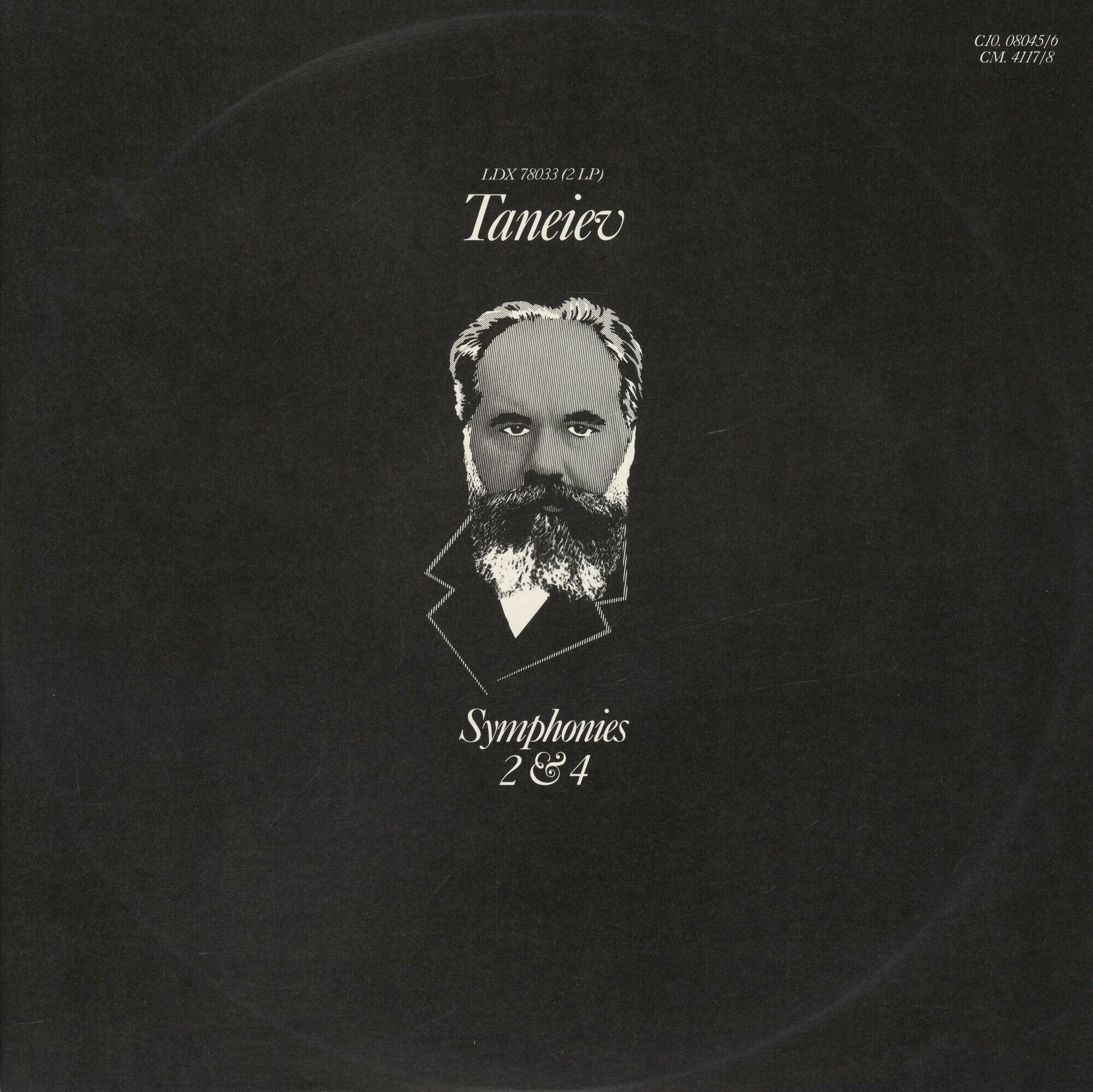 Les Symphonistes Russes. Taneiev. Symphonies 2 & 4 (Le Chant Du Monde ‎LDX 78033, 2LP)