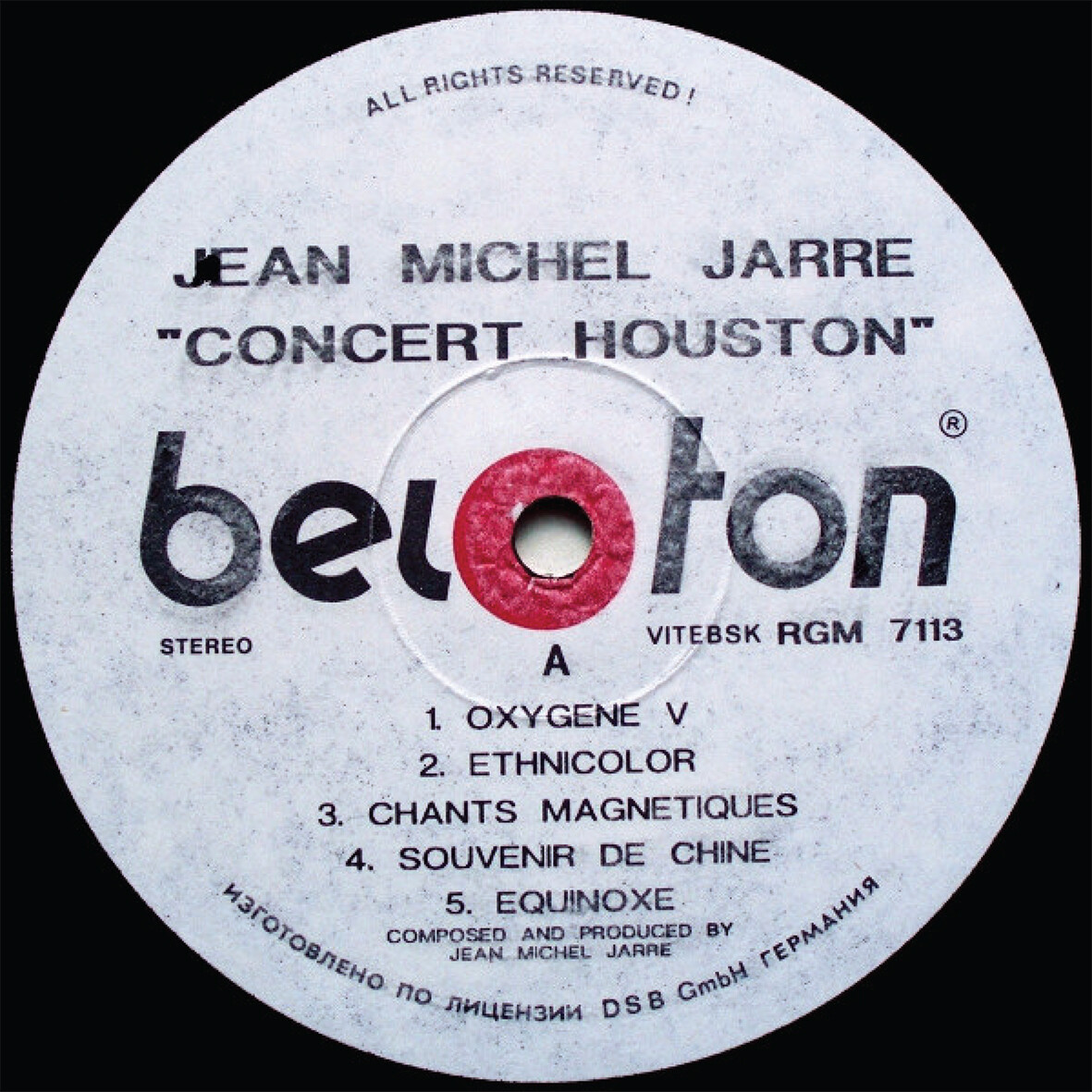 Jean-Michel JARRE. In Concert Houston/Lyon