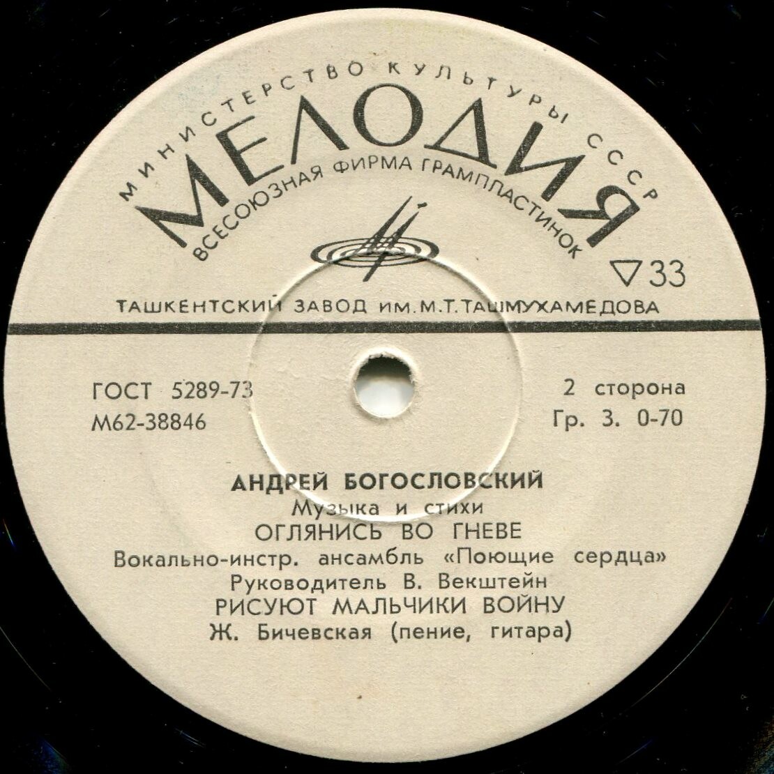 Андрей БОГОСЛОВСКИЙ, музыка и стихи