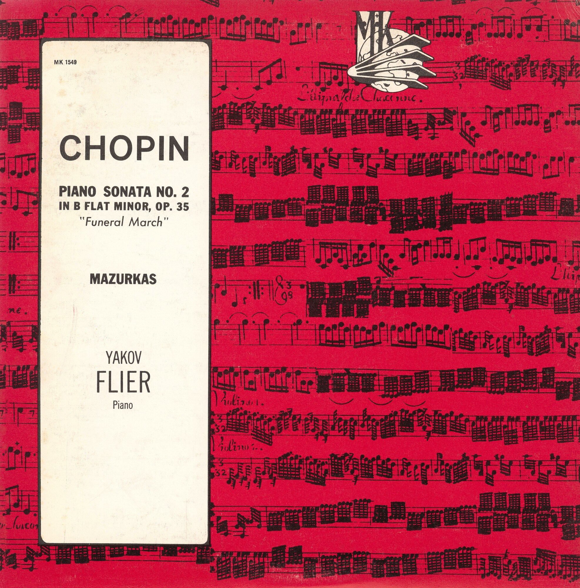 Ф. Шопен. Соната № 2 си бемоль минор, соч. 35, Мазурки (Яков Флиер, ф-но)