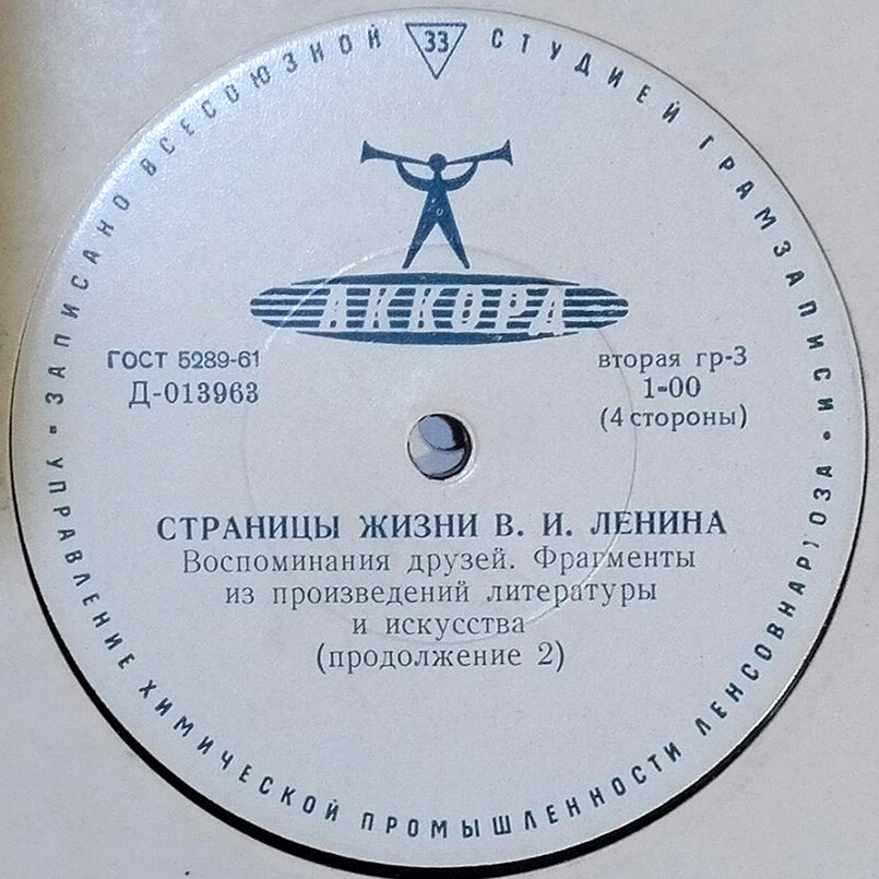 Страницы жизни В.И.Ленина