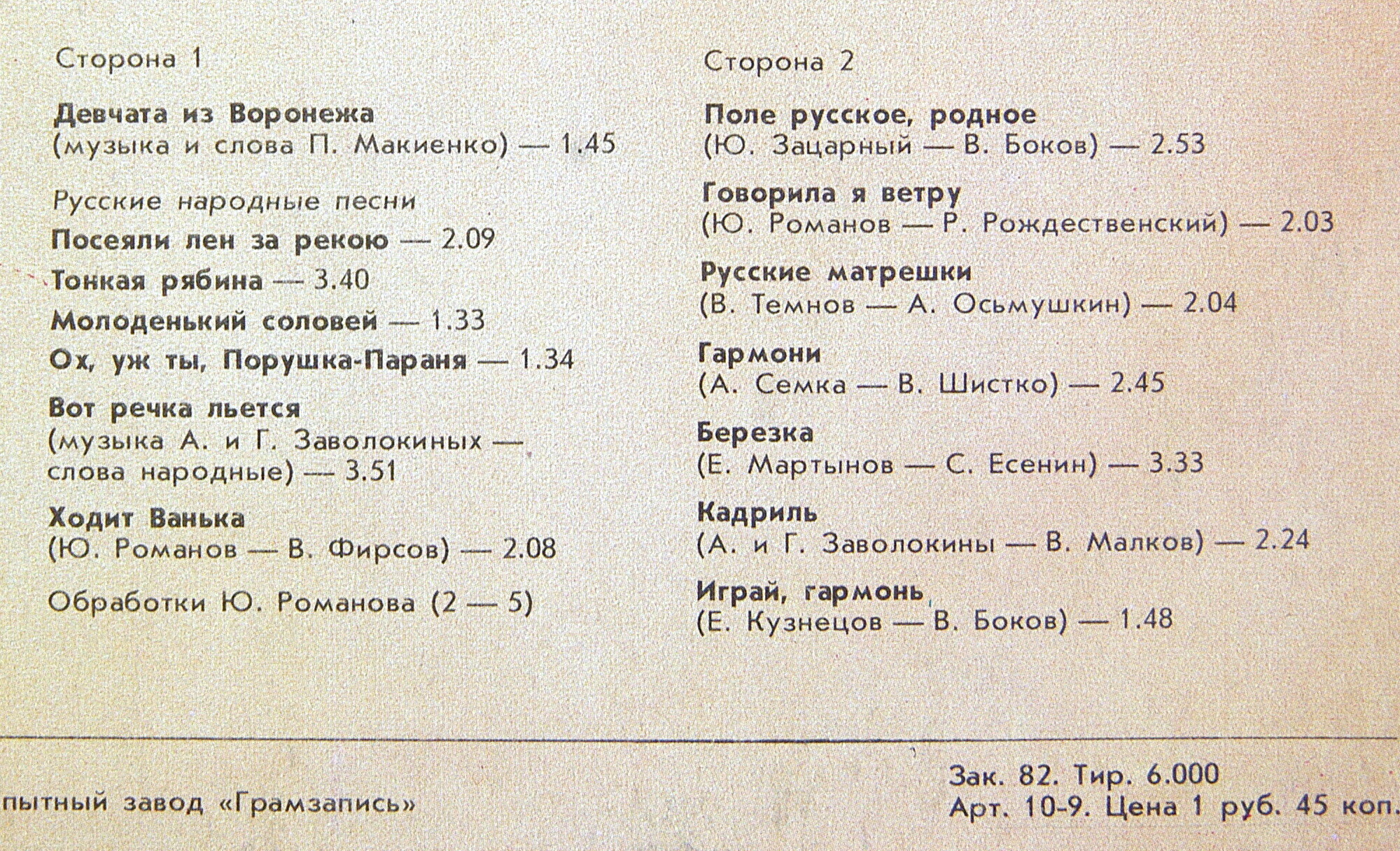 ВОРОНЕЖСКИЕ ДЕВЧАТА «Играй, гармонь»