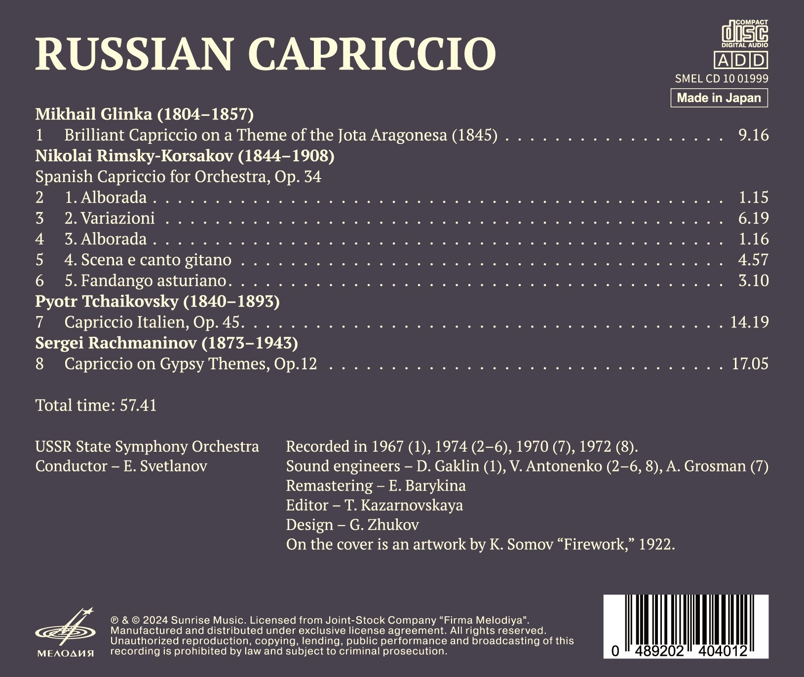 RUSSIAN CAPRICCIO