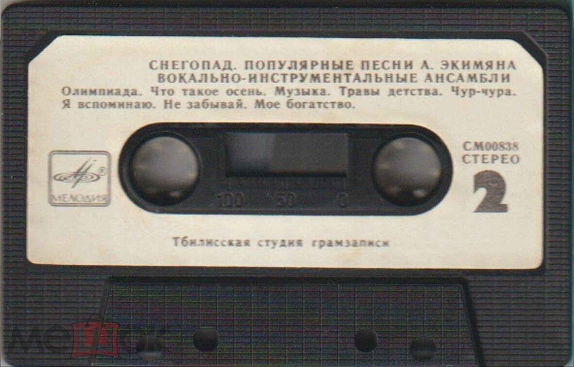 "СНЕГОПАД". Популярные песни Алексея Экимяна / Вокально-инструментальные ансамбли